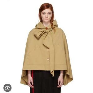 See by Chloe desert Cape women’s barely brown size M-L lace tie hoodie